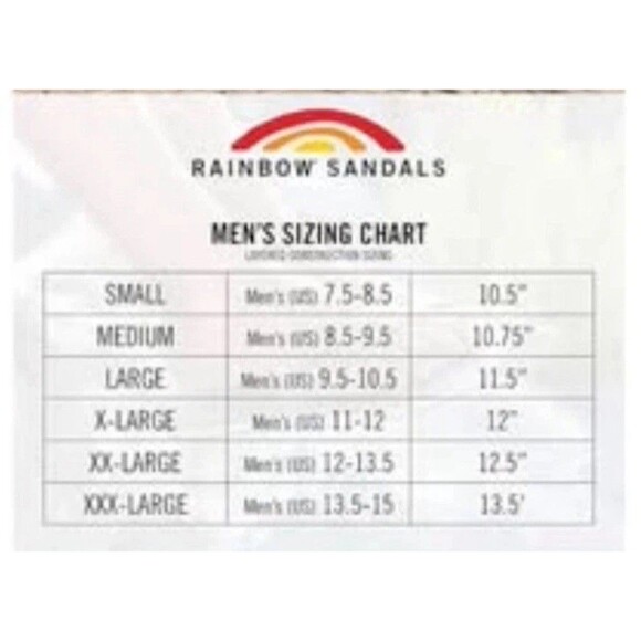 Men’s Rainbow Sandals XXXL 13.5-15 Hemp Brown Wide Strap Single Layer Flip Flops - Picture 2 of 8